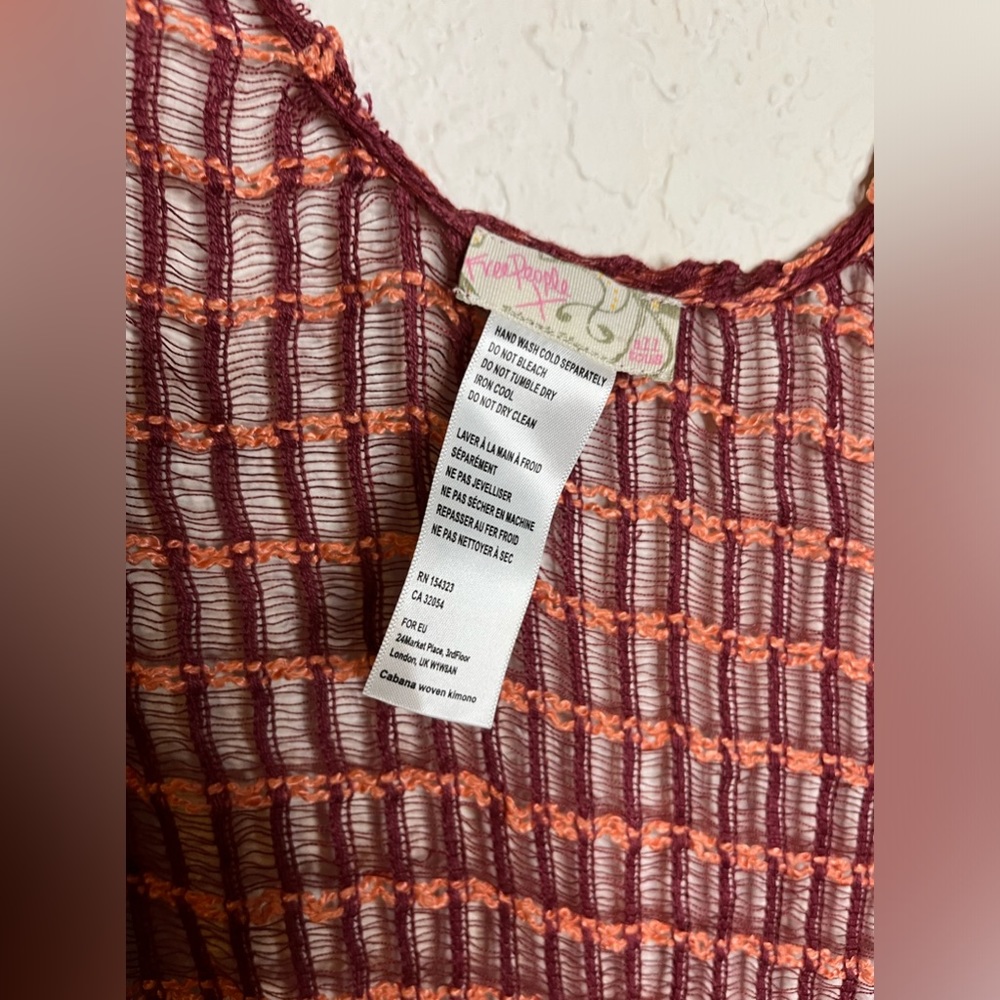 Free People Cabana Woven Kimono (NO BELT) - Picture 6 of 6